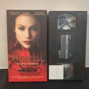 4/$20 The Cell VHS Thriller Jennifer Lopez